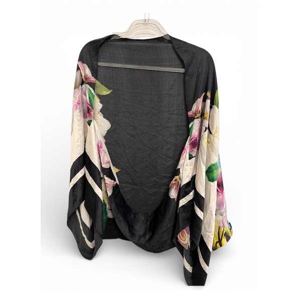 Ted Baker Accessories - Ted Baker Black Floral Scarf